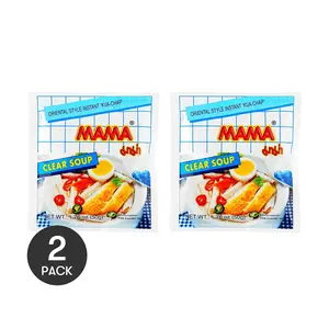 MAMA Thai KUA CHAP Instant Rice Noodle Soup 2 Pack 50g Rich Flavor Broth