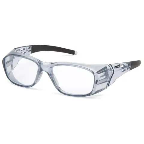 Pyramex Emerge Plus Protective Safety Glasses - Single Pair, Rectangular Plastic Frame, Full-Lens Magnify Dual Lens (Diopters+1.50+), BPA-Free, Ergonomic High Tenacity Shield, 99% UV Protection, Comfortable Nosepiece