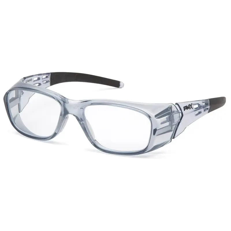 Pyramex Emerge Plus Protective Safety Glasses - Single Pair, Rectangular Plastic Frame, Full-Lens Magnify Dual Lens (Diopters+1.50+), BPA-Free, Ergonomic High Tenacity Shield, 99% UV Protection, Comfortable Nosepiece