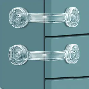 5pcs Multi-Use Youngsters Safety Drawer Locks - Strap Latches for Cabinets, Fridges & Toilets