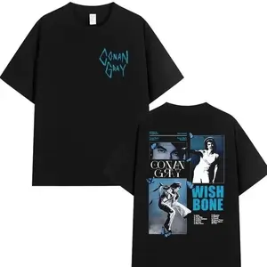 Conan Gray Wishbone Tour 2026 T-Shirt – Pop Indie Artist Graphic Tee, Aesthetic Collage Back Print, Gen Z Fan Unisex Shirt