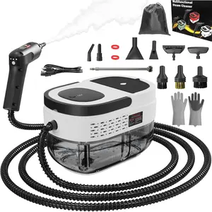 Steam Cleaner for, 2500W High Pressure Steam Cleaner for Detailing, 3 Steam Levels, 1600Ml Tank, High Heat Steamer for Bed Bugs, Couch, Furniture, Kitchen, Bathroom