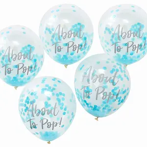 Ginger Ray "About to Pop!" Baby Shower Balloons