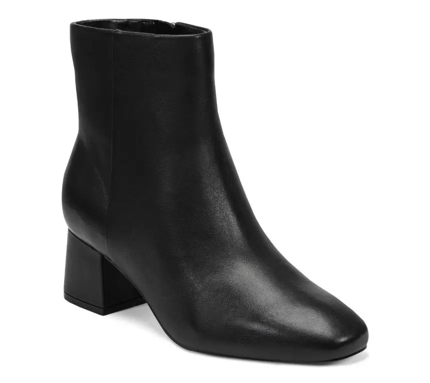 Rockport Leather Heeled Booties - Oaklei