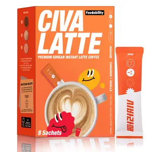 Civa Latte - Premium Korean Instant Latte Coffee (8 Sachets)