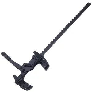Hook Ratchet Fence Stretcher,Heavy Duty Steel All-Purpose Splicer with Ratchet Design,All Purpose Fence Stretcher Splicer for Barbed & Smooth Wire,Fence Barb Wire Repair Tool,Black