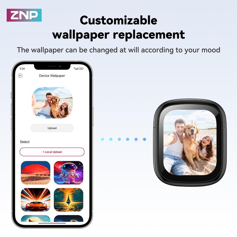 ZNP-N02 AI Intelligent Dialogue, AI Earphones: An AI robot designed for conversation, emotional companionship, and ease of use. Customizable character, suitable for both boys and girls. AI dialogue capabilities, suitable for games and learning.