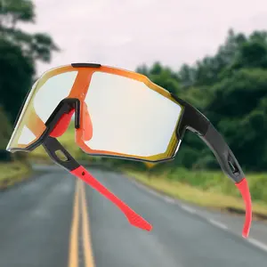 New color-changing sunglasses for men and women outdoor sports cycling glasses mountain bike colorful color-changing sunglasses
