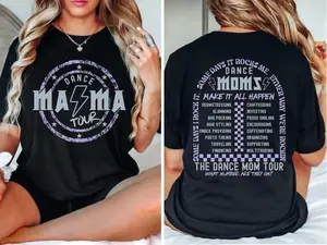 Dance Mama tour Shirt, funny dance mom gift, dance comp tshirt, cheer mom competition, Sorry I Can't Dance Season, dance mom era, rock mama