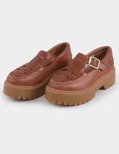 TIMBERLAND Stone Street Mary Jane Buckle Womens Platform Shoes