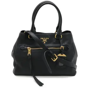 Pre-owned PRADA Calfskin Shoulder Bags VITELLO PHENIX 2way bag