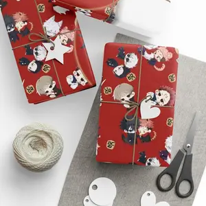 Demon Slayer Wrapping Paper Pack – Christmas Gift Wrap for Anime Lovers