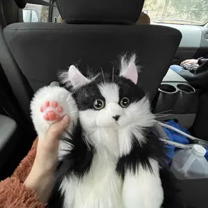 Product Review of 【TikTokShopBacktoSchool】Chongker Stylish Daypack Plush Cat Backpack - Realistic Stuffed Animal Fashion Accessory & Unique Gift for Cat Lovers - 1 Set Gift Wrap from S**e