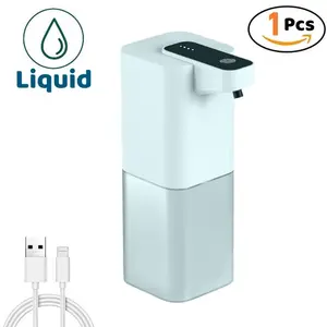 Automatic Liquid/Foma Soap Dispenser, Touchless Electric Dispenser, USB Rechargeable with Infrared Sensor for Bathroom,Kitchen NONE