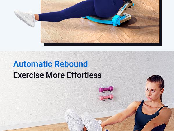 （Live Only）Special Link for Flash sale MERACH Sit-Up Exercise Equipment, Ab Crunch Machine Roll-up Machine, Abdominal Workout Machine for Home Gym, Core Ab Exercise System Trainer