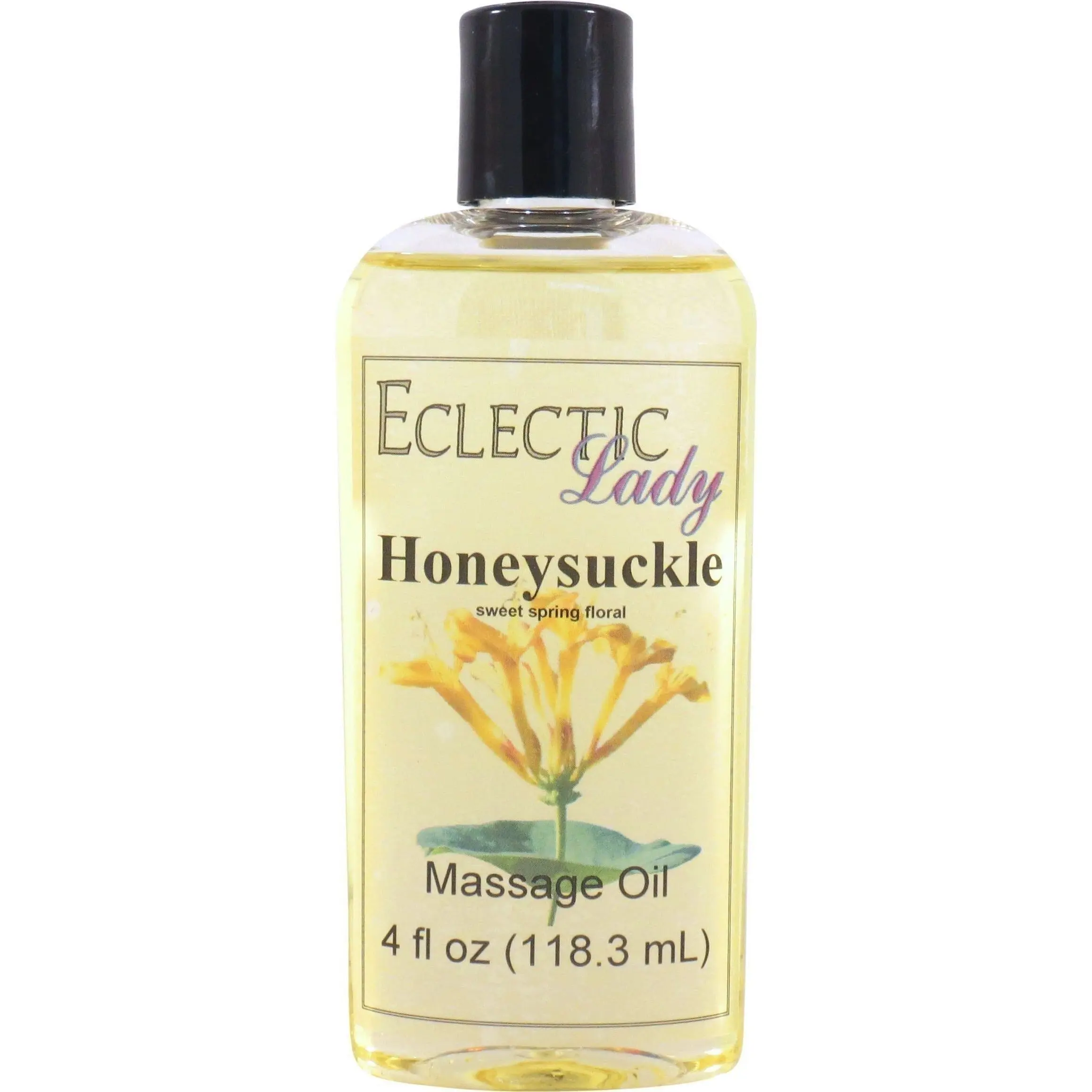 Honeysuckle Massage Oil, Perfect for Aromatherapy and Relaxation, Preservative Free