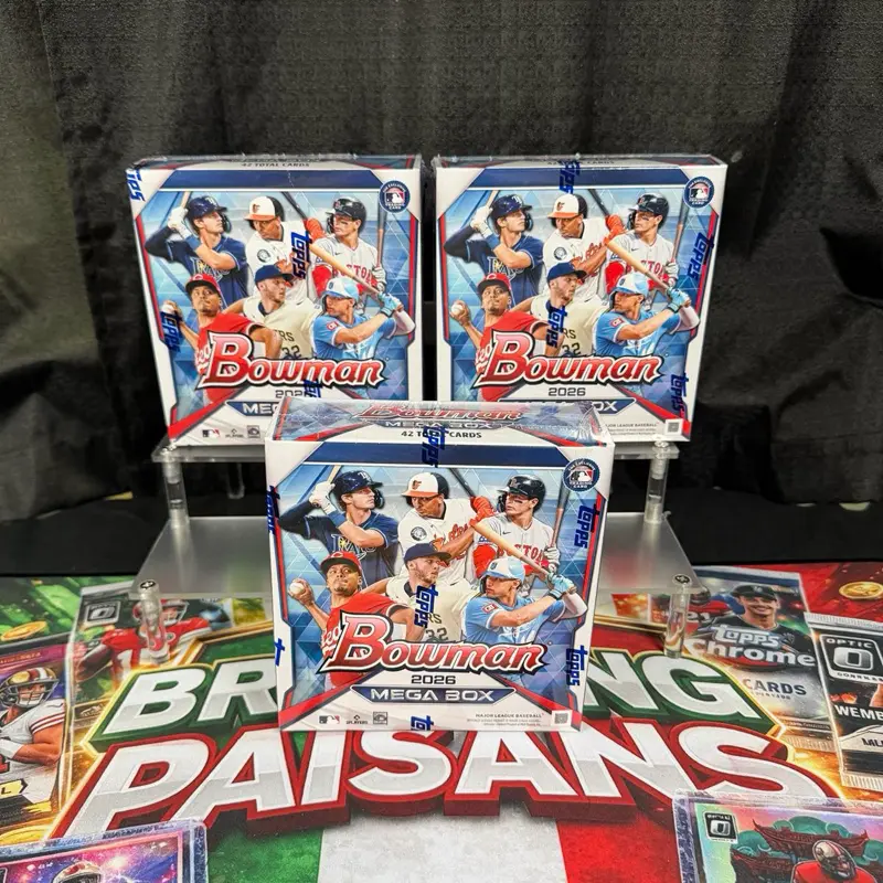 LIVE Break! Break #135! 3 Bowman Mega Box Break PYT! All Cards For Team Purchased Shipped!
