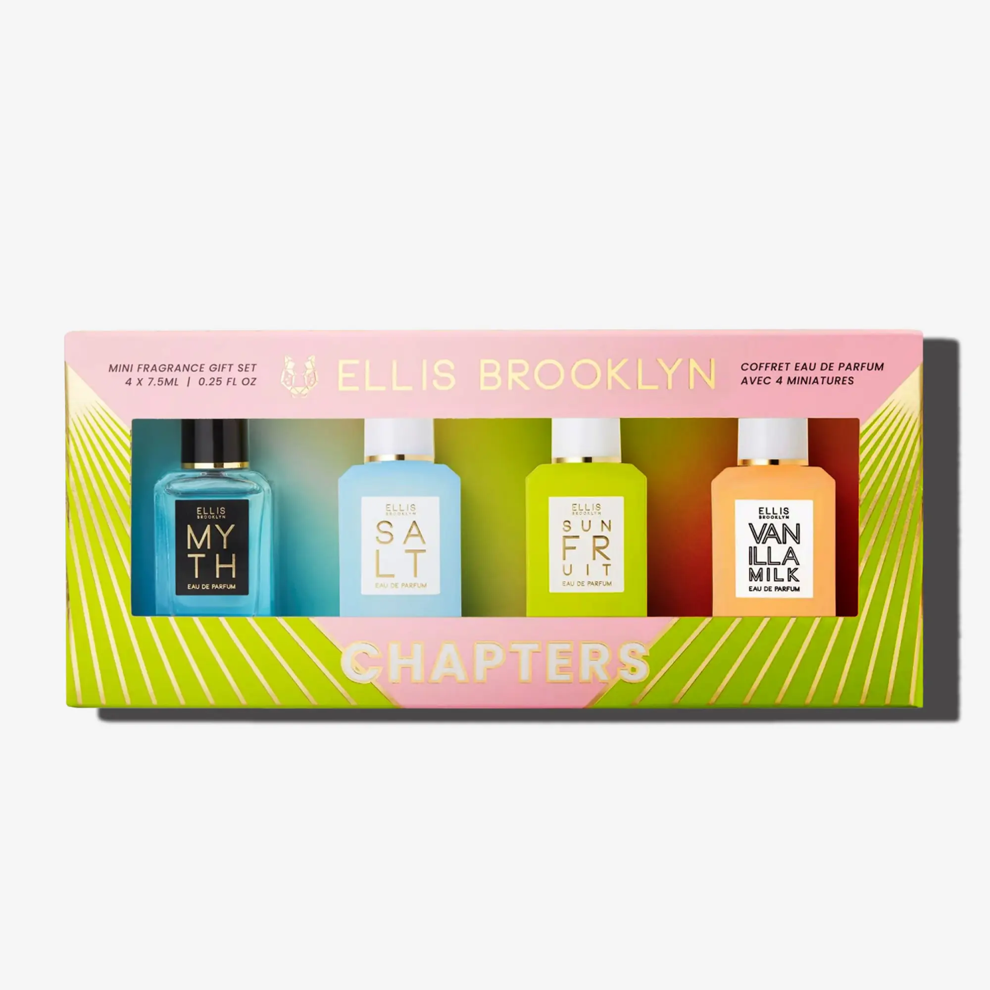 CHAPTERS Mini Fragrance Gift Set - Gourmand, Musk, Fresh Floral, Aquatic Scents, Mini Dabber Perfume Bottles, Gifts, Perfume for Women