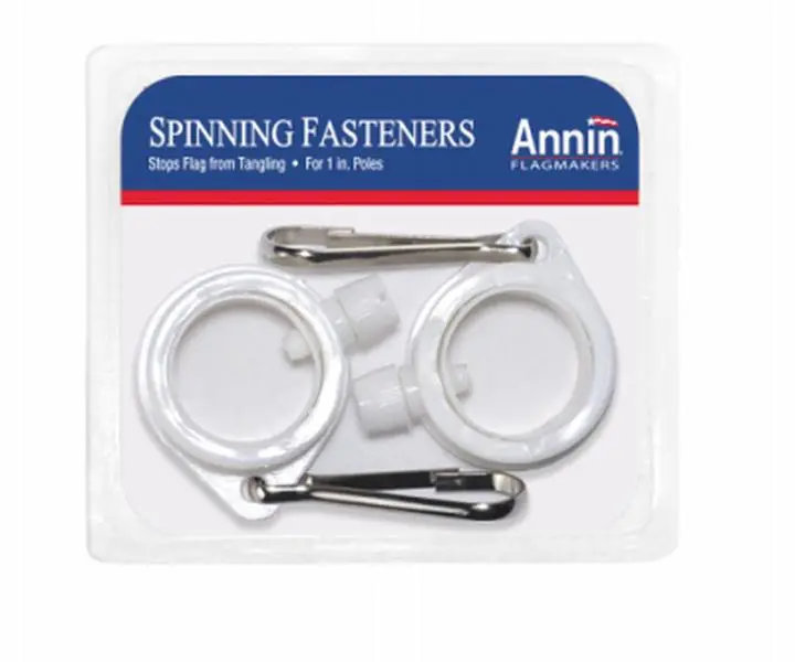 Annin Flagmakers 1.25 in. Rotating Flag Pole Ring - Pack of 2