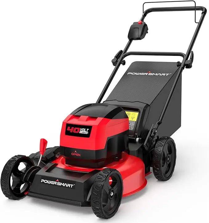 PowerSmart 40V 17" Cordless Lawn Mower, 3-in-1 Brushless Push Lawn Mower with 4.0 Ah Battery and Charger(MB2417A) PowerSmart 40V 17" Cordless Lawn Mower, 3-in-1 Brushless Push Lawn Mower with 4.0 Ah Battery and Charger(MB2417A)