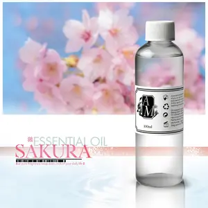 120ML Sakura  Essential Oil, Reed Diffuser Refill Liquid, Suitable for Humidifiers, Long-Lasting Fragrance, Home Bedroom Hallway Toilet