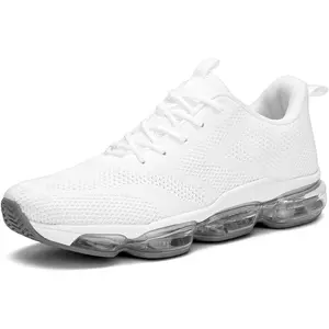 Mens Running Shoes Air Low Top Comfort Walking Lace Up Sneakers Breathable Fashion Tennis Sport Gym Fitness Cross Trainers