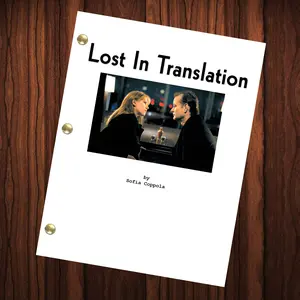 Lost In Translation Movie Script Reprint Full Screenplay Full Script Bill Murray Scarlett Johansson