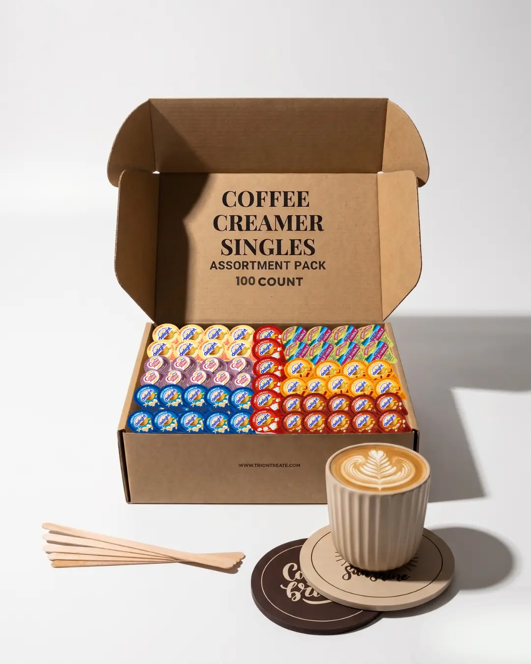 International Delight Coffee Creamer Singles 7-Flavor Variety Pack with Sweet Cream, Italian Sweet Cream & More