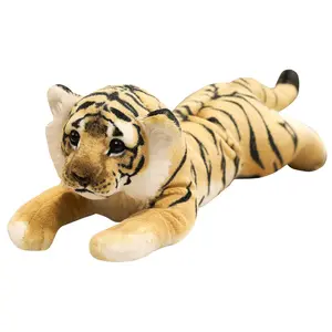 Simulated lion, tiger, leopard plush toy, Lion King stuffed toy, pillow, children's gift