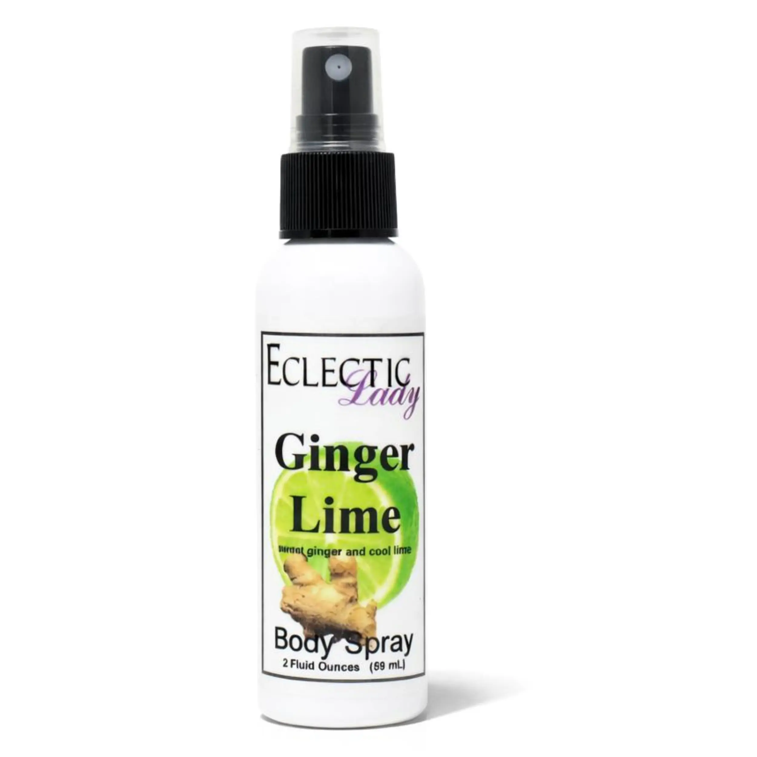 Ginger Lime Body Spray, Hydrating Body Mist for Daily Use