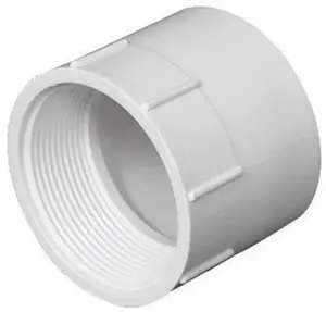 Charlotte Pipe & Foundry PVC001011600HA 6 in. Female Adapter White, Pipe Adapters, Pipe Connection, Pipe Fittings Pvc