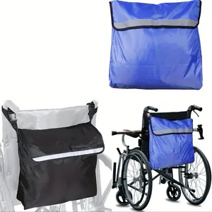 Large Wheelchair Back Storage Bag, Hanging Wheelchair Accessories Pack, Rear Storage Pouch for Wheelchairs, Carrier Pouch, Durable & Convenient Design