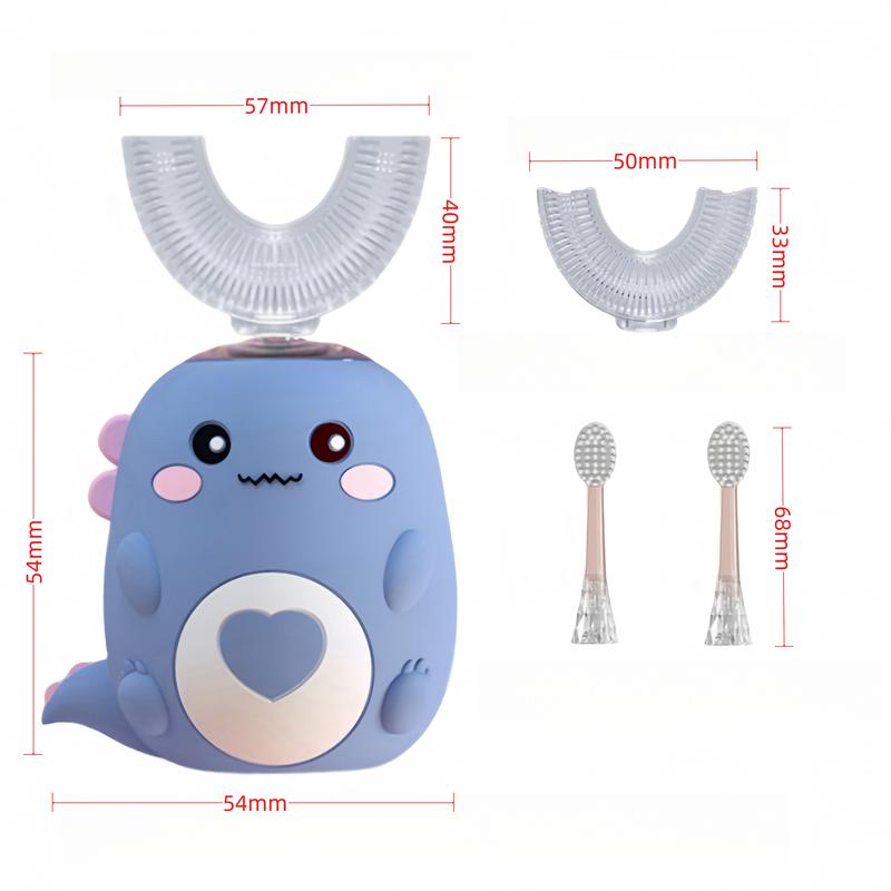 Baby electric Toothbrush,U-shaped toothbrush,2 - 14 Years, Soft Bristles, BPA Free | 2 - 4 Pack Oral Care Tools