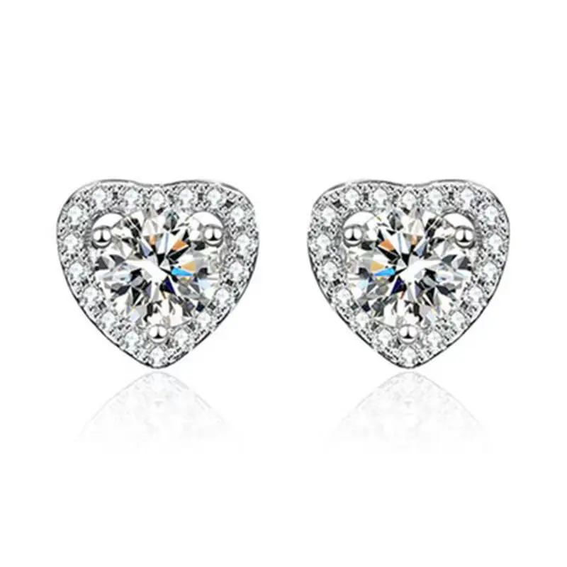 Love zircon earrings