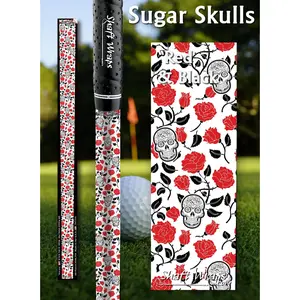 Sugar Skulls - Red & Black
