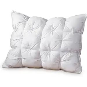 Standard Size Luxury White Goose Down Pillow,800 Fill and Soft Hotel Feather Pillow,Bed Pillows for Side Sleepers,Pack of 1 (Standard, White)
