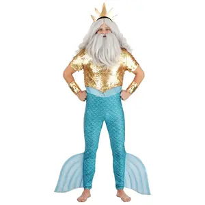 Disney The Little Mermaid Men's King Triton Costume (© Disney)