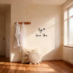 Love You Bye Wood Sign Home Decor,Above Door Topper Decoration,Boho Decor for Window Wall Express Love and Warm for Your Family Lovers,Wall Art Gift Hallway Entryway Door Decorations for House Office