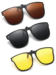 Unisex Tinted Lens Polarized Sunglasses, Trendy Casual Sunglasses for Everyday Use, Fashion Accessories for Outdoor Activities