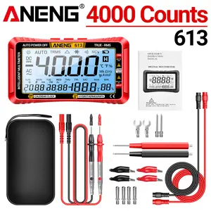 ANENG 613 3-in-1 Smart Digital Multimeter, True RMS 4000 Counts Multimeter with Calendar, Thermometer & Hygrometer, Measures AC/DC Voltage Current Resistance Capacitance Diode, Electrician / DIY / Home Wiring / Automotive Repair / Workshop
