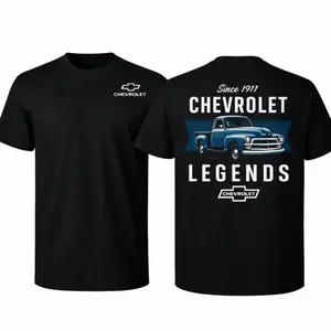 [Graphic T-Shirt] 100% Cotton - Chevrolet Legends Since 1911 T-Shirt Classic Chevy Truck Graphic – Vintage American Pickup Shirt for Car Lovers – Father’s Day Gift for Dad, Birthday Gift for Husband, Christmas Gift for Chevy Fans 2026