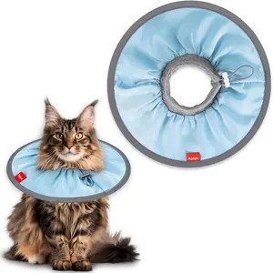 Comfortable Cat Cone - Lightweight Soft Recovery Collar for Cats After Surgery - Protective E-Collar for Small, Medium, and Large Cats - Stops Licking & Scratching - Wound Care