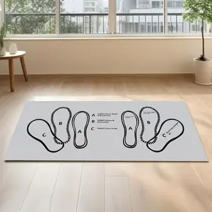 Household diatom mud water absorption quick drying non-slip step fitness mat yoga mat