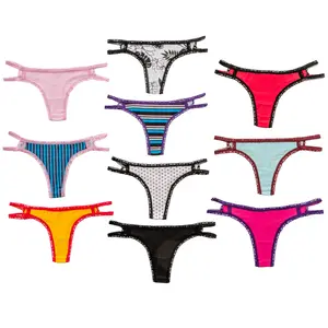 Alyce Ives Intimates Womens All Lace Thong, Pack of 11