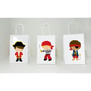 Pirate Goody Bags, Pirate Gift Bags, Pirate Party Favor Bags