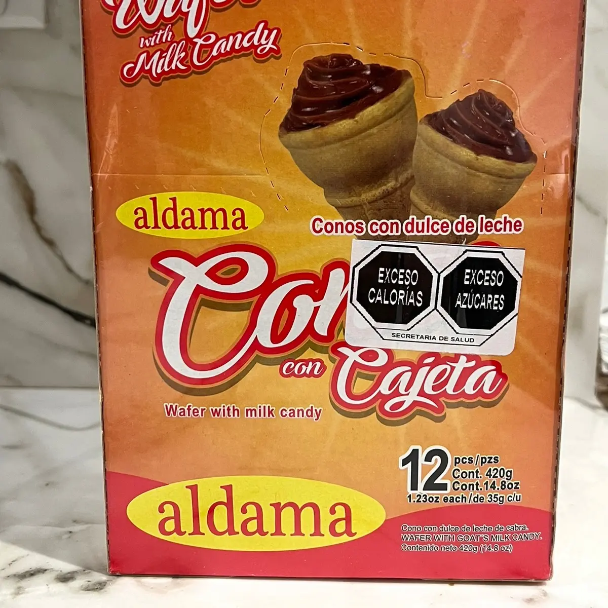 Aldama Conos Con Cajeta Milk candy Aldama Conos Con Cajeta Milk candy