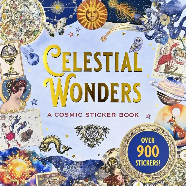 Celestial Wonders Craft Sticker Book - Premium Children's Activity Book, Paperback, Over 900 Assorted Celestial Beings & Zodiac Sign Decals