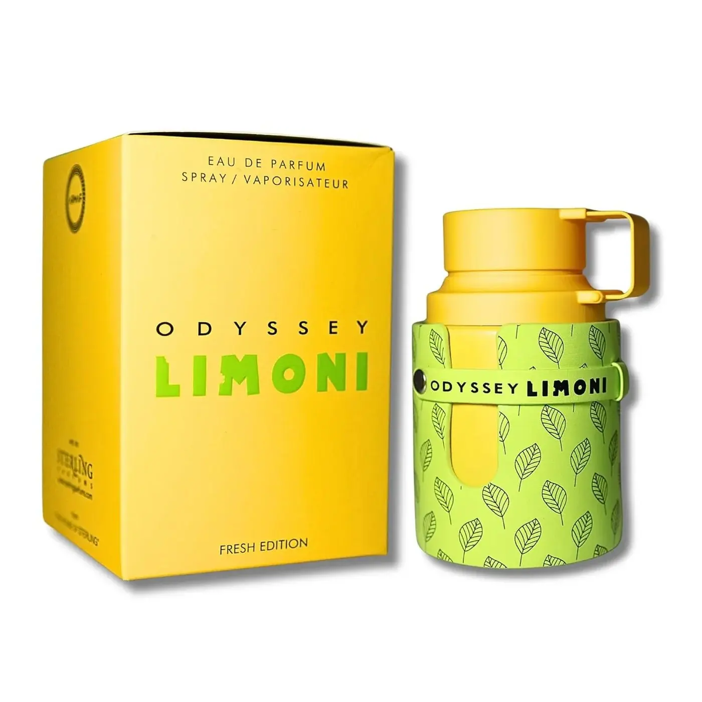Armaf Odyssey Limoni Fresh for Unisex Eau De Parfum Spray, 3.4 Ounce
