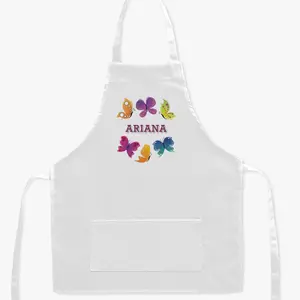 Personalized Butterfly Kids Apron