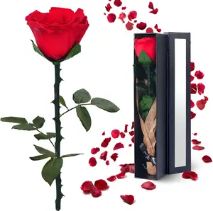 for Delivery Prime Gifts for Women: Preserved Rose Gifts for Mom Wife Grandma Birthday Single Rose Red
